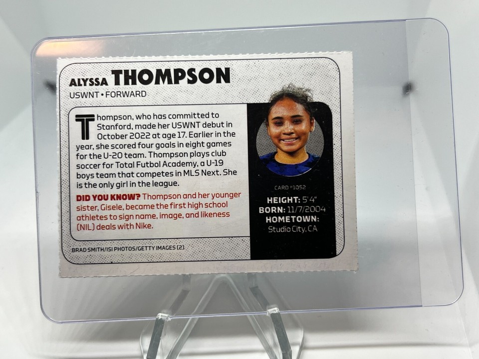 Alyssa Thompson 2023 Sports Illustrated S.I. For Kids Rookie 1052 eBay