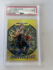 LUKA DONCIC - 2019 HOOPS - HIGH VOLTAGE #9 HOLO - PSA 9 