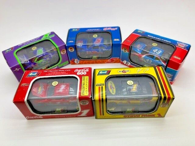 NASCAR Juego de 5 Revell 1:64 1997 #1 Park, #5 Labonte, #43 Hamilton, #1 Coca-Cola Foto 2 de 4