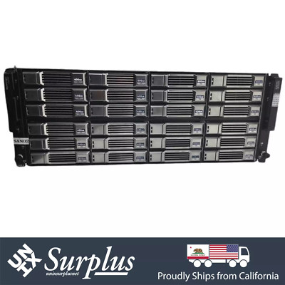 Dell EqualLogic 4U 24 Bay 3.5'' PS6100XV Virtualized iSCSI SAN Storage Array
