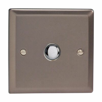 Varilight XRM1 Classic Zinn 1 Gang 6A 1-Wege Push-to-Make Momentschalter