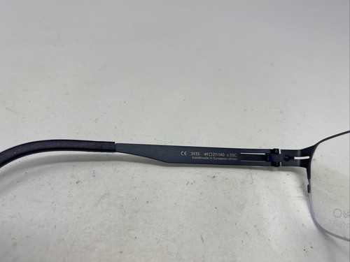 Ovvo Optics Made In EU 3933 C55C 49-21-140 Crow Eyeglasses Frame /W29 - Picture 7 of 8