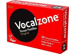 Vocalzone Throat Pastilles 24 Pastilles Helps Keep Clear Voice sinus congestion