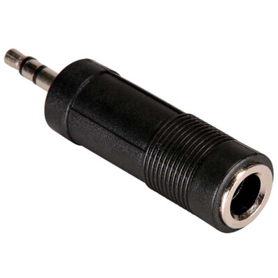 Xtreme SL1435 1/4 inch to 3.5mm Nickel-Plated  Stereo Headphone Mic Adapter
