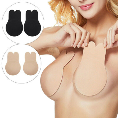 Silikon Push-Up Klebe-BH Unsichtbar Selbstklebend Bra Rückenfrei Dessous