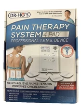 Dr-Ho's PTS-II 4-Pad Tension & Pain Therapy System TENS + EMS Body Muscle Relief