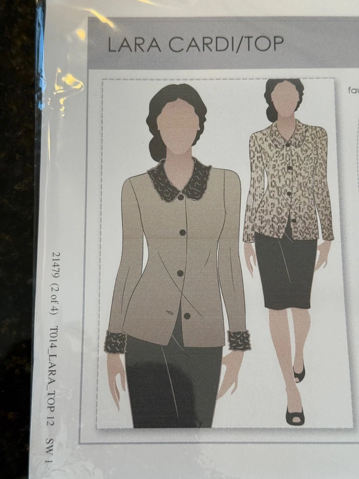 New - Style Arc Patterns - Lara Cardi/Top - size 12 - 21479 (2 of 4) - sewing - Image 3 of 4