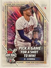 2023 Topps Carlos Correa Home Run Challenge #HRC-26 Baseball Minnesota Twins