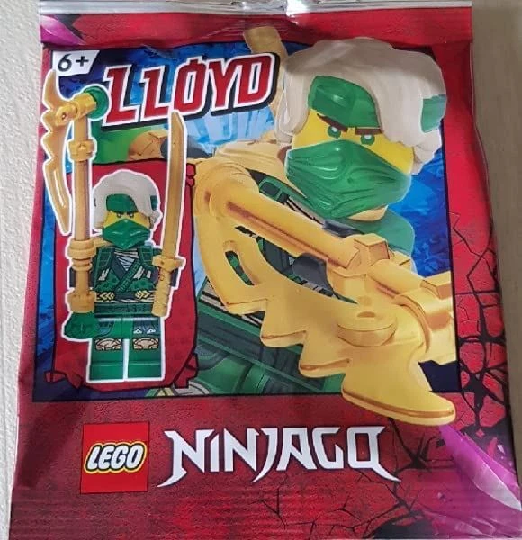 LEGO ninjago Golden Drache Lloyd #9 Minifigur Folie Packung Set 892292 (Beutel) - Bild 1 von 1