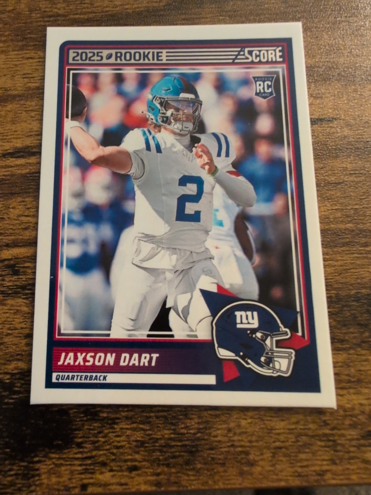2025 Score - Rookies Jaxson Dart #35 Scorecard (RC)