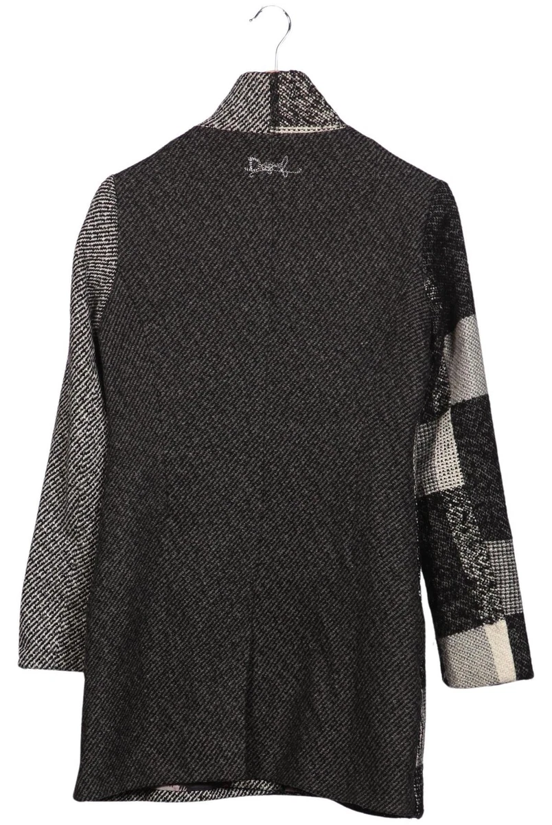 Desigual Mantel Damen Jacke Parka Gr. 38 Wolle Mehrfarbig #p0t9zb5