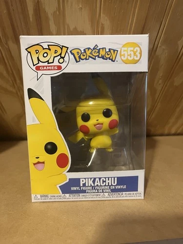 Funko Pop! Vinyl Pokémon Pikachu #553 Pop! Games Animation Standard Size Figure