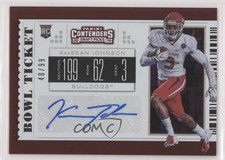 2019 Contenders Draft Picks College Bowl Ticket 40/99 Keesean Johnson Auto 1u6