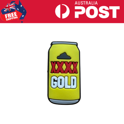 XXXX Gold Drink Can Australian Shoe For Jibbitz-Crocs Charms