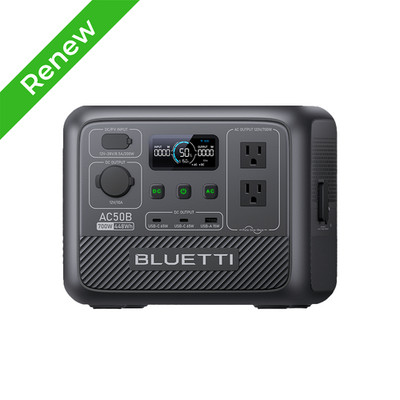 BLUETTI AC50B 448Wh 700W Portable Power Station for Road Trip