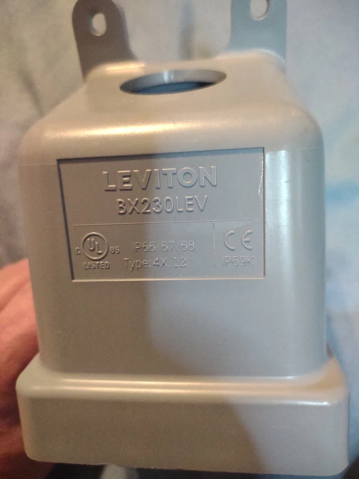 Leviton Non-Metallic Back Box-Gray (BX230LEV)  - Image 3 of 4