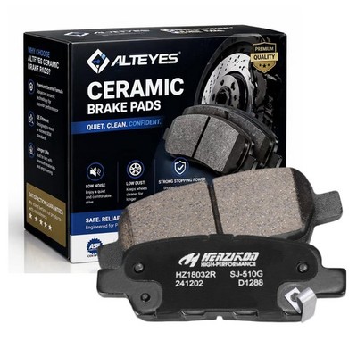 Low Dust Ceramic Rear Brake Pads for Nissan LEAF 2011-2020 Manual Brake
