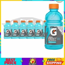 Gatorade Thirst Quencher Sports Drink, Frost Glacier Freeze, 12oz Bottles