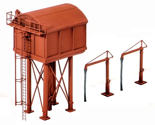 Ratio 215 Square Water Tower Model Railway N Gauge Scale Plastic Kit