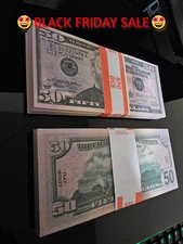 50 to 200pcs 50 bill Replica Money Prop for Pranks & Movie Production