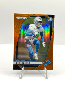 2024 Panini Prizm Rookies Orange Prizm /249 Terrion Arnold #389 Rookie RC