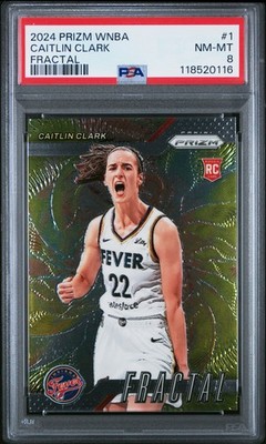 2024 Panini Prizm WNBA - Fractal Caitlin Clark #1 (RC) for sale