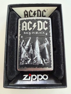 AC/DC Back In Black Zippo Lighter ~ 2021