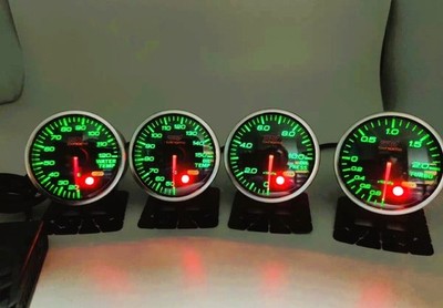 New JDM Genome Style Gauge 60mm x4 FOR Subaru Forester WRX STI GC GD SG SG5 SG9