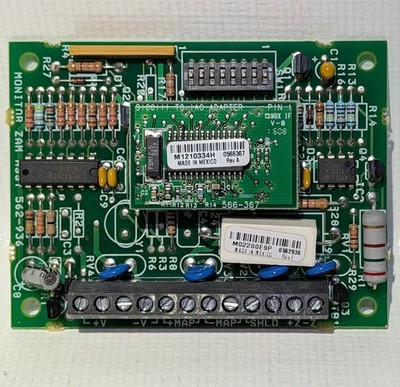 Simplex 562-936 MAPNET II Monitor ZAM w/ 5100-111 IDC Adapter Rev F - Clean