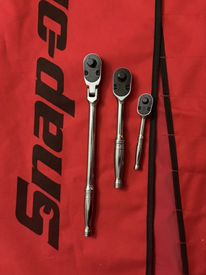 #ad Snap On Compatible Set of 3 Ratchets FLF80A—F 80–T 72 $239.95