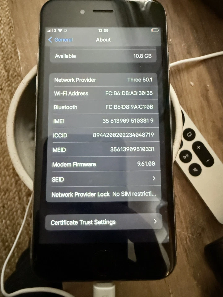 APPLE IPHONE 6S - 32GB - (UNLOCKED) SMARTPHONE - WORKING - SILVER - Image 2 of 3