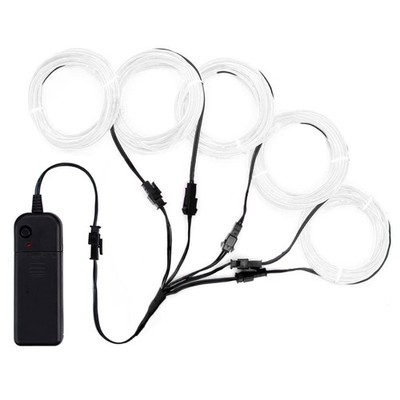 EL Wire LED Kabel Lichterkette Draht Neon lichter Lichtschnur Leuchtdraht Dekor