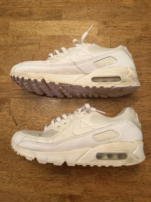 Nike Air Max 90 Recraft Triple White Men s Size 8    CN8490-100