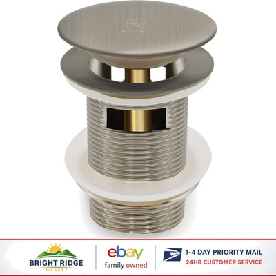 #ad Stylish Brushed Nickel Drain Stopper for Bathtubs Easy to Install and Maintain $119.91
