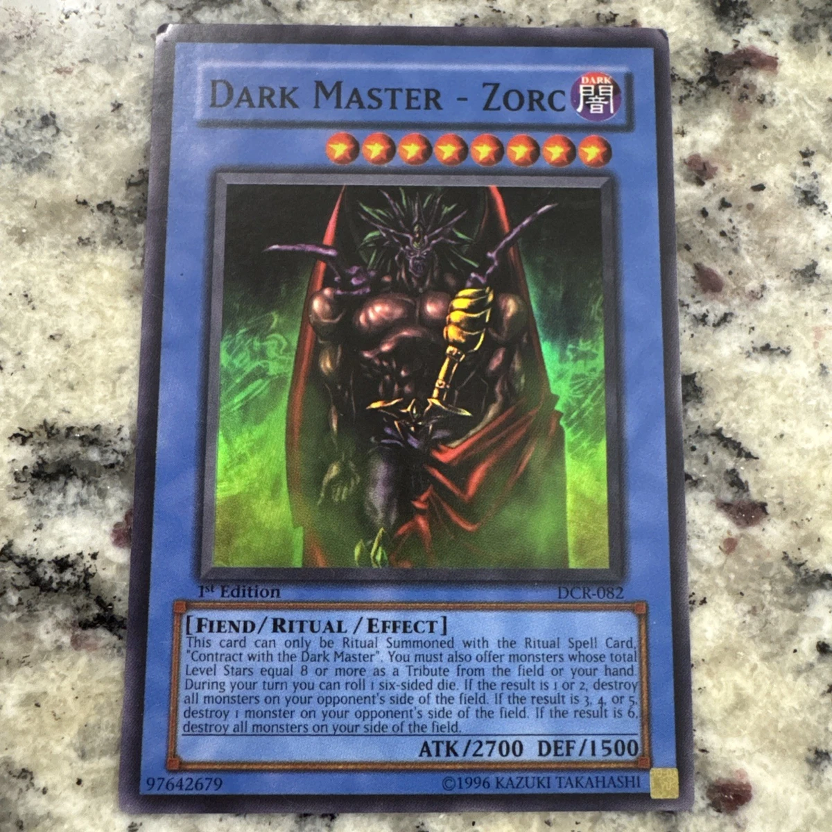 zork yugioh card Yugioh Dark Master Zorc for sale