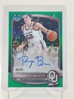 RAEGAN BEERS 2025-26 BOWMAN CHROME U 1ST GREEN REFRACTOR AUTO /99 Q0347