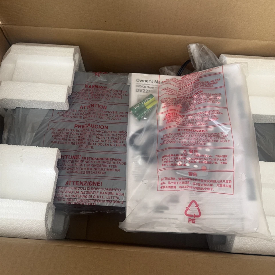 Magnavox DV225MG9 DVD/VCR Combo Reproductor 4 Cabezales Hi-Fi Nuevo Caja Abierta Sin Usar Foto 3 de 4