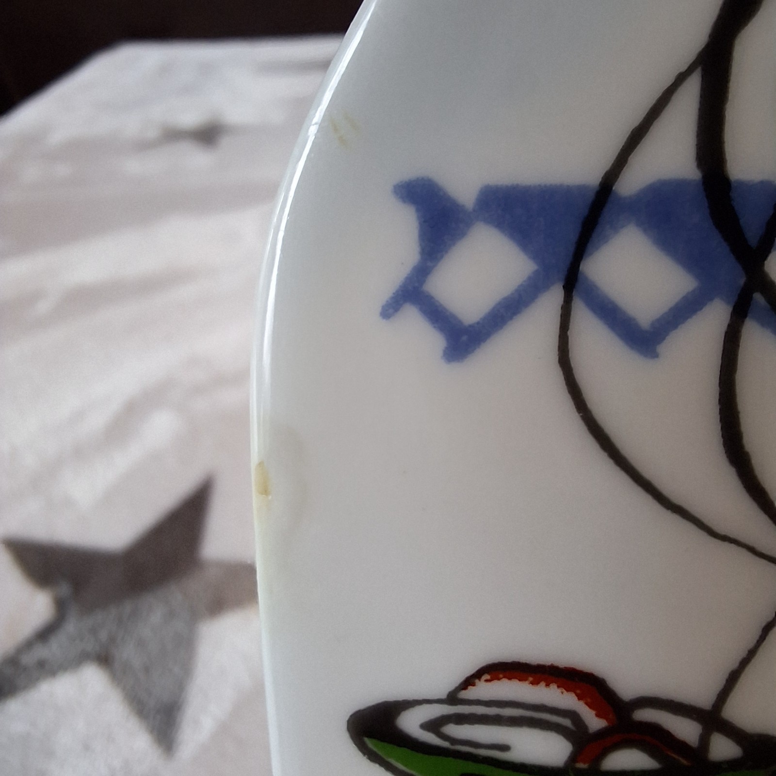 Vintage Norwegian Figgjo Flint Torskefisk Wall Plaque Woman Cooking Kitchen