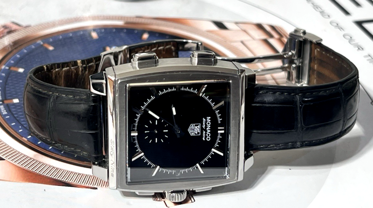 TAG Heuer WATCH RARE MONACO SIXTY NINE REVERSO/CW9110.0
