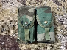 2 x USGI MOLLE II Pouch Magazine Double (30 Rounds) Woodland Camouflage M-81