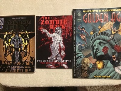 RPG's-Vigilante City, The Zombie Hack & Mutants Masterminds Golden Age Sourcebk