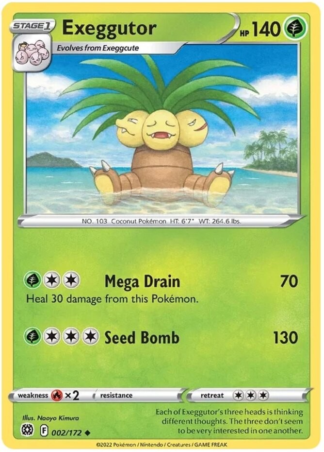 Exeggutor - 002/172 - Uncommon - Near Mint