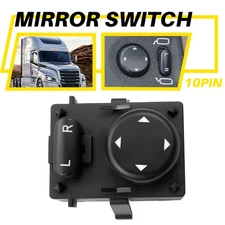Fits Freightliner Cascadia Front 45521 Driver Power Side Mirror Windows Switch