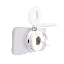 Magnetic Selfie Light for iPhone Magsafe, Portable Phone Ring Light for White