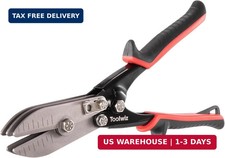 5 Blade Sheet Metal Tools, Duct Crimping Tool for 24-26 Gauge Downspout, Stove P