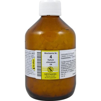BIOCHEMIE 4 Kalium chloratum D 6 Tabletten 1000 St PZN 04130538