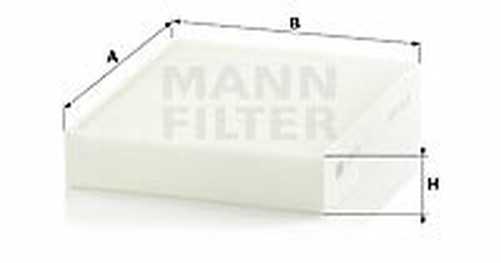 Mann-Filter CU 25 001 Filter, Innenraumluft FüR Alpina, Bmw, BMW (Brilliance)-image