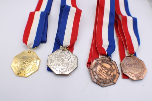 Medallas del Torneo de Rugby de Indianápolis High School EE. UU. 1991 - Imagen 1 de 4