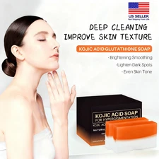 2 Pack Kojic Acid Soap Bars Handmade Soap Skin Lightening 100g/3.5OZ