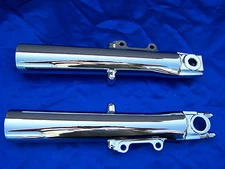 HARLEY CHROME TOURING FORK SLIDER LEGS 2000-2013, FLH MODELS